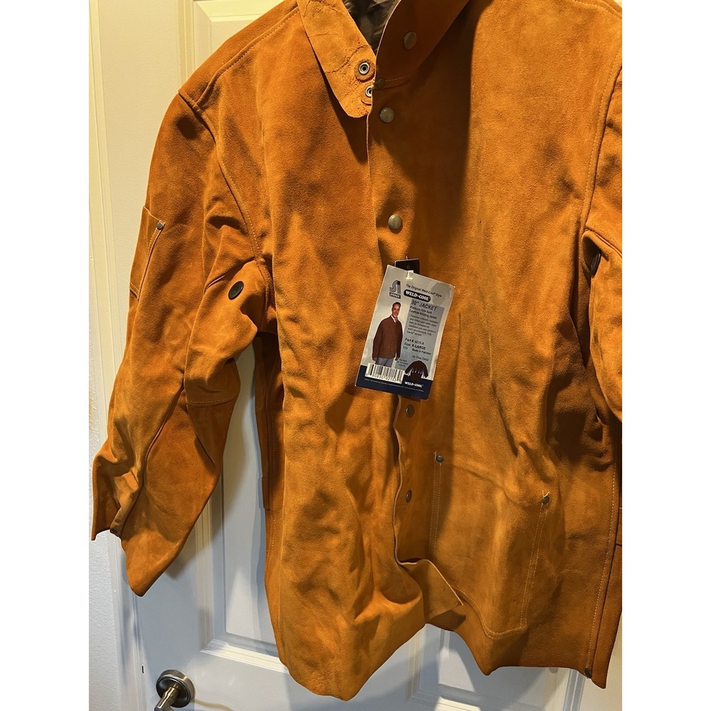 Steiner 9215-XL Welding Jacket, Cowhide, 3 Oz, 30 In Length, Snaps Closure, 2